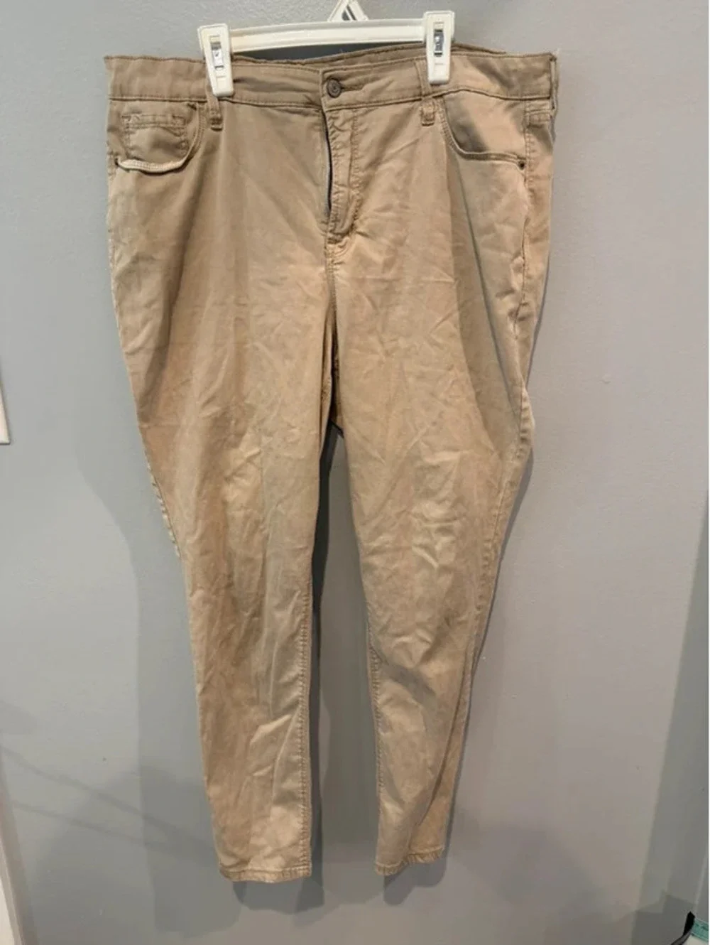 Old Navy Rockstar Super Skinny High Rise Pants Size 16 Tan
